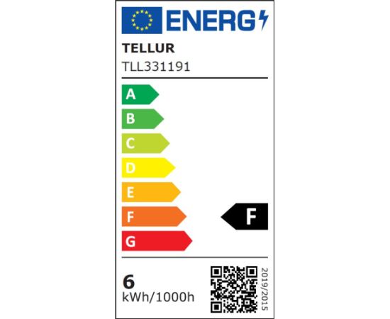 Tellur WiFi Filament Smart Bulb E27, Amber, White/Warm, Dimmer