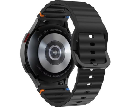 Tech-Protect watch strap Silicone Sport Samsung Galaxy Watch4/5/5 Pro/6/7/FE, black