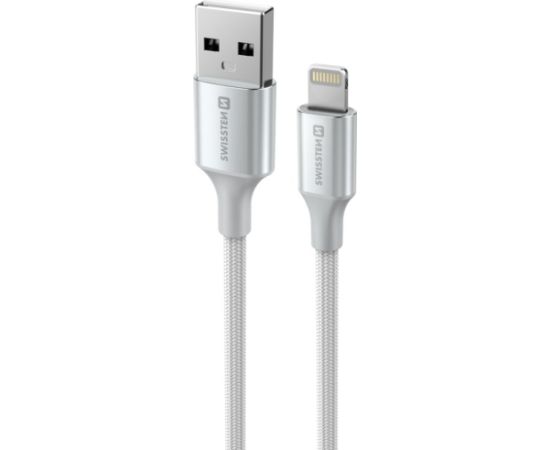 Swissten Textile II USB - Lightning Datu un Uzlādes vads 1.5m