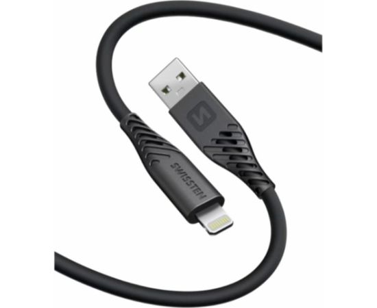Swissten Soft Silicone USB - Lightning Кабель для передачи данных и зарядки 0.4m