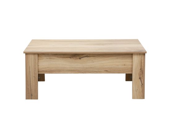 Coffee table HANNES 100x50xH42cm, rustic melamine
