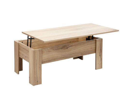 Coffee table HANNES 100x50xH42cm, rustic melamine