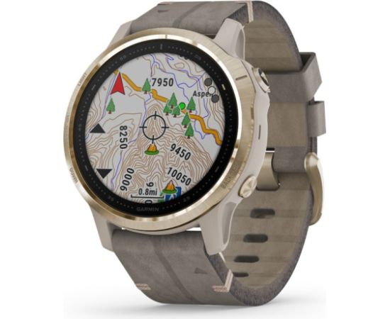 Garmin Fenix 6X Sapphire Смарт-часы, Gold/Beige