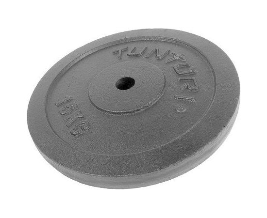 Tunturi Plate Black 15.0kg, Single