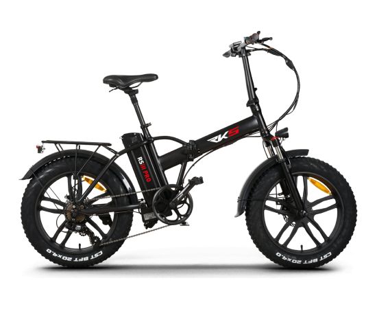 Elektriskais velosipÄds RKS 20 RSIII Pro melns matÄts