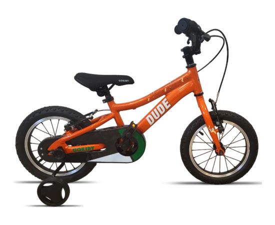 BÄrnu velosipÄds GoKidy 14 Dude (DUD.1401) oranÅ¾s