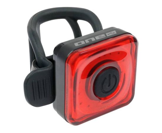 Velosipēda aizmugurējais lukturis Rock Machine R.Light 50 USB Black/Grey