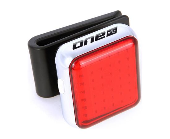 Velosipēda aizmugurējais lukturis Rock Machine R.Light 70 USB Black/Grey