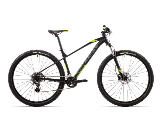 Kalnu Velosipēds Rock Machine Manhattan 40-29 (III) melns/dzeltens Rata izmērs 29 L