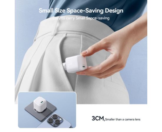 Charger Joyroom JR-TCG08 20W GaN USB-C white