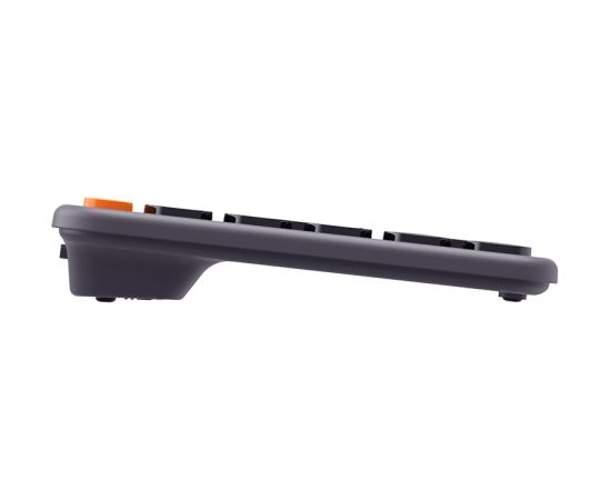 Baseus Bezvadu trīs režīmu klaviatūra 2.4G / Bluetooth K01B, pelēka