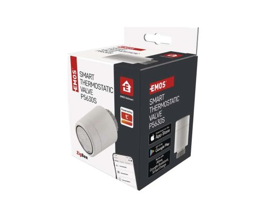 Viedais radiatora termovārsts, ZigBee, TUYA, ar LCD indikāciju, 2 x AA, EMOS