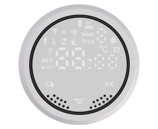 Viedais radiatora termovārsts, ZigBee, TUYA, ar LCD indikāciju, 2 x AA, EMOS