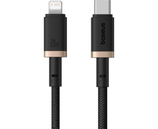 Baseus Dura Type C fast charging cable for iP 20 W 2 m Black, Gold