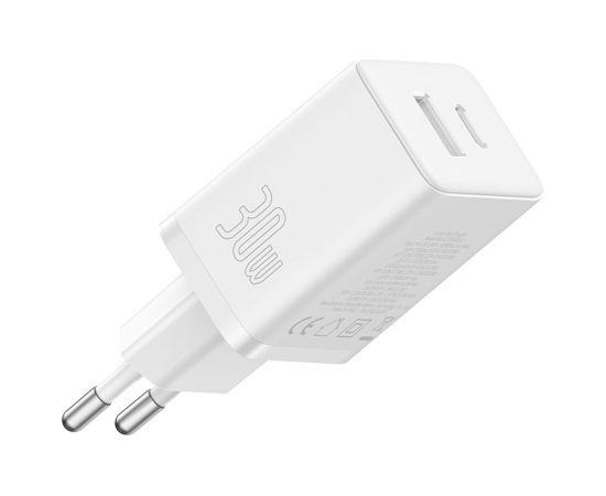 Baseus P10111404213-00 Cube USB-C / USB-A 30W mains charger White