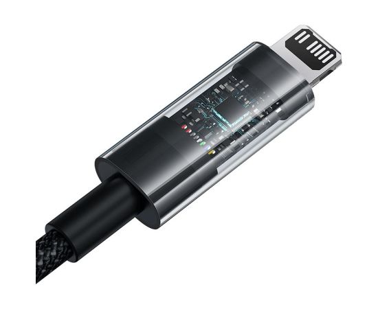 Baseus Gem USB-C to iP fast charging cable 1 m 20 W Black