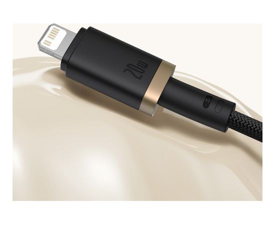 Baseus Dura Type C fast charging cable for iP 20 W 1 m Black, Gold