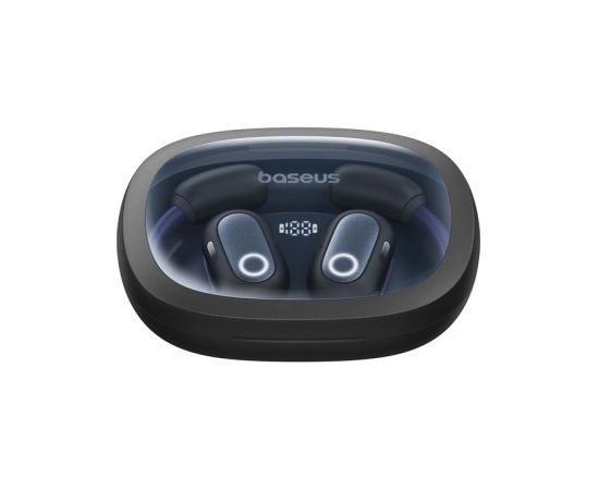 Baseus Eli Fit Open- Ear Headset Wireless Connectivity/Music USB Type-C Bluetooth Black
