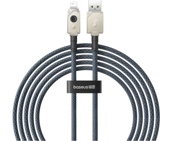Baseus Unbreakable USB A to iP cable 2 m 5V-2.4A Black