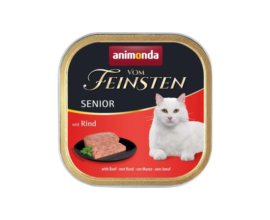 ANIMONDA Vom Feinsten Senior Beef - wet cat food - 100g