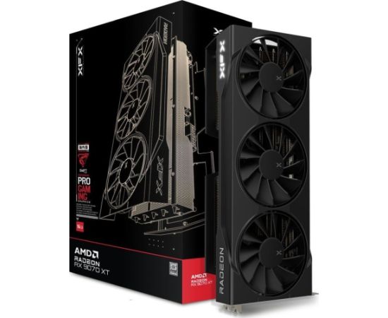 Graphics card. XFX Swift RX 9070XT 3-FAN Gaming E. 16G