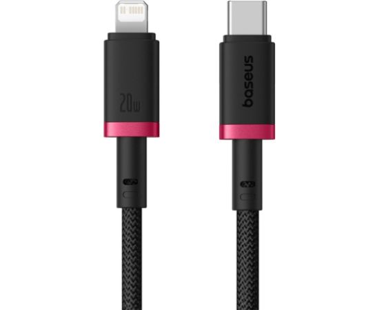 Baseus Dura Type C fast charging cable for iP 20 W 1 m Black, Red