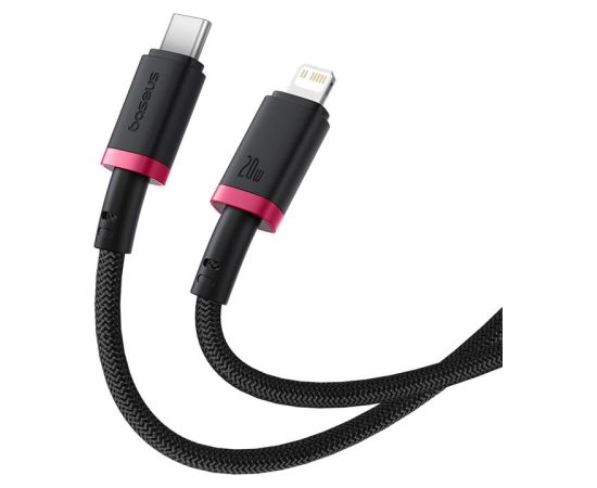 Baseus Dura Type C fast charging cable for iP 20 W 1 m Black, Red