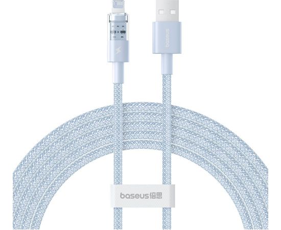 Baseus Gem USB to IP 2.4A fast charging cable 2 m Blue