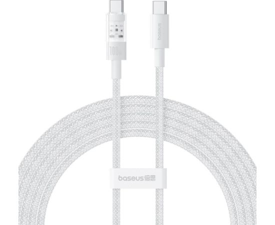 Baseus Gem USB C to USB C fast charging cable 2 m 100 W White
