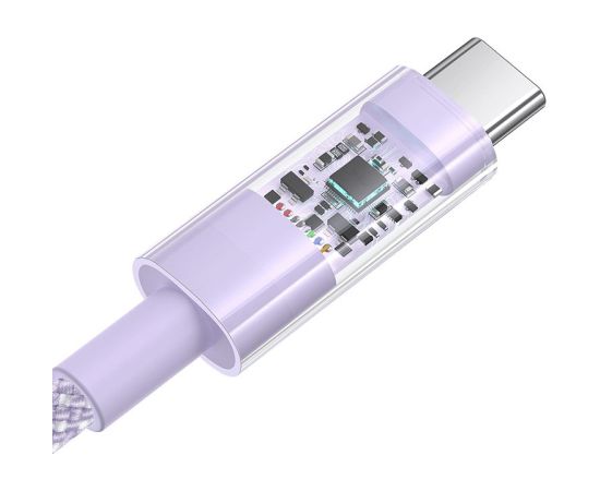 Baseus Gem USB A to USB C fast charging cable 1 m 100 W Purple