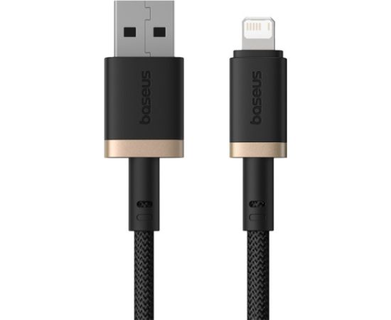 Baseus Dura Type A to IP 2.4A 2 m fast charging cable Black, Gold