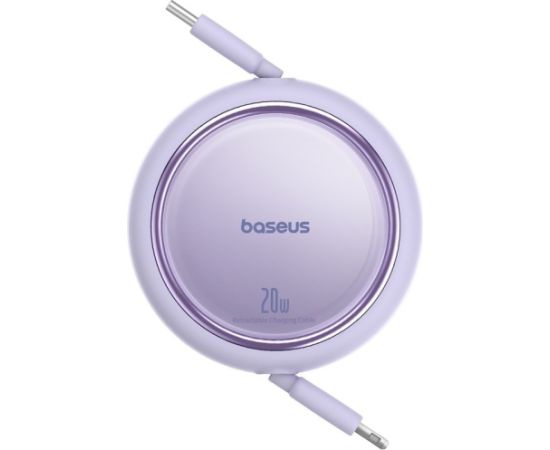 Baseus Free2Pull Expandable USB C to iP Ligtning fast charging cable 1 m 20 W Purple