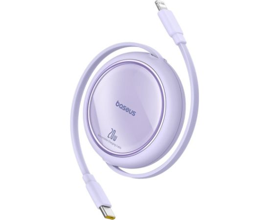 Baseus Free2Pull Expandable USB C to iP Ligtning fast charging cable 1 m 20 W Purple