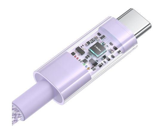 Baseus Gem USB C to USB C fast charging cable 2 m 100 W Purple