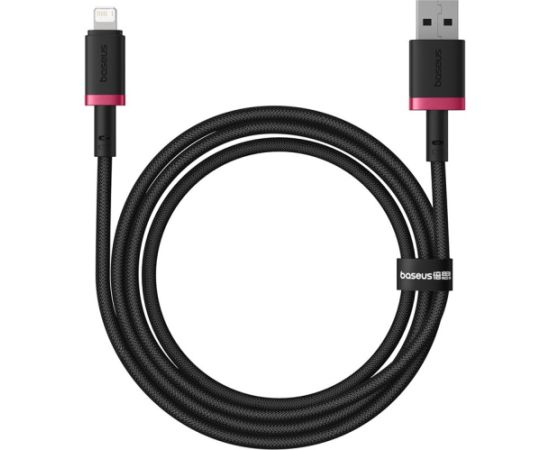 Baseus Dura Type A to IP 2.4A fast charging cable Black, Red