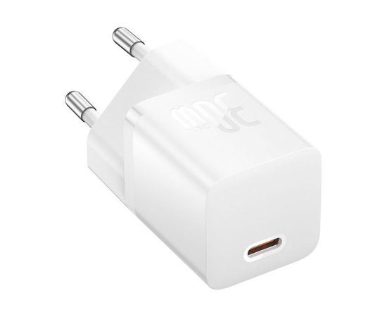 Baseus P10110902213-01 USB-C GaN5 mini 30W mains charger White