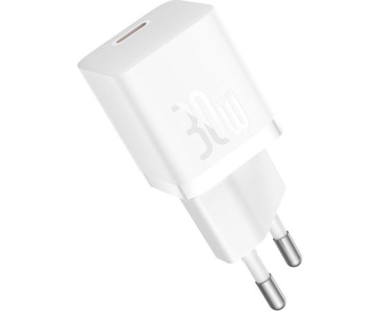 Baseus P10110902213-01 USB-C GaN5 mini 30W mains charger White
