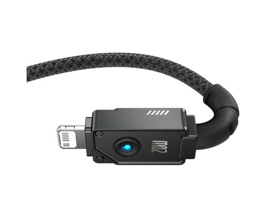 Baseus Unbreakable USB C to iP cable 1 m 20 W Black