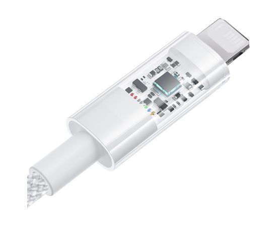 Baseus Gem USB to IP 2.4A fast charging cable 2 m White