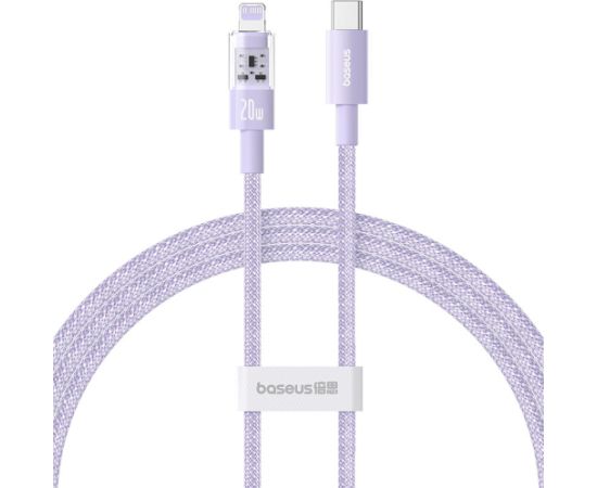 Baseus Gem USB-C to iP fast charging cable 1 m 20 W Purple