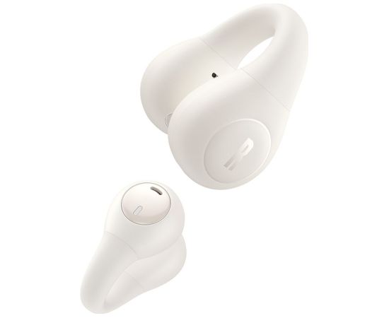 Baseus Bass 15 Clip Open Ear Headset True Wireless Stereo (TWS) In-ear Calls/Music Bluetooth White