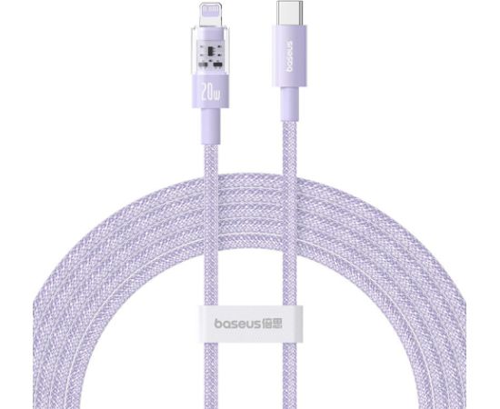 Baseus Gem USB-C to iP fast charging cable 2 m 20 W Purple