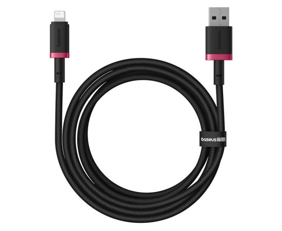 Baseus Dura Type A to IP 2.4A 2 m fast charging cable Black, Red