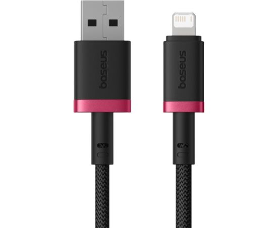 Baseus Dura Type A to IP 2.4A 2 m fast charging cable Black, Red