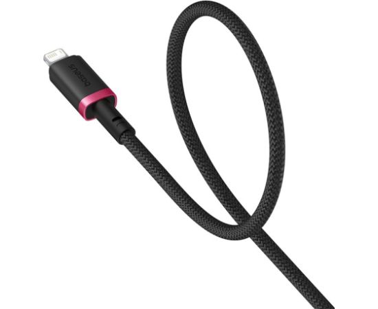 Baseus Dura Type A to IP 2.4A 2 m fast charging cable Black, Red