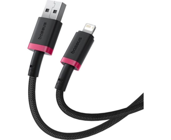 Baseus Dura Type A to IP 2.4A 2 m fast charging cable Black, Red