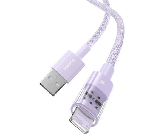 Baseus Gem USB to IP 2.4A fast charging cable 2 m Purple