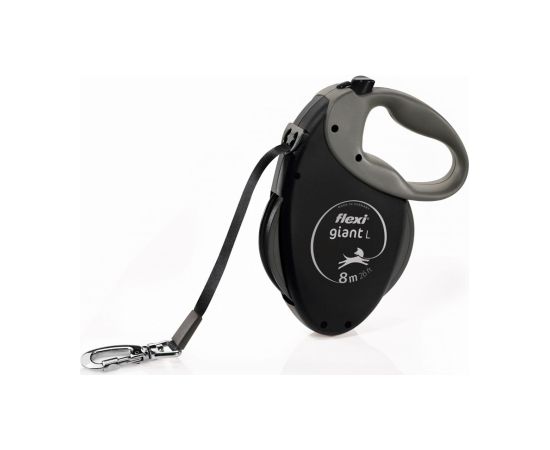 FLEXI Giant Tape Black Edition - automatic dog leash - 8 m