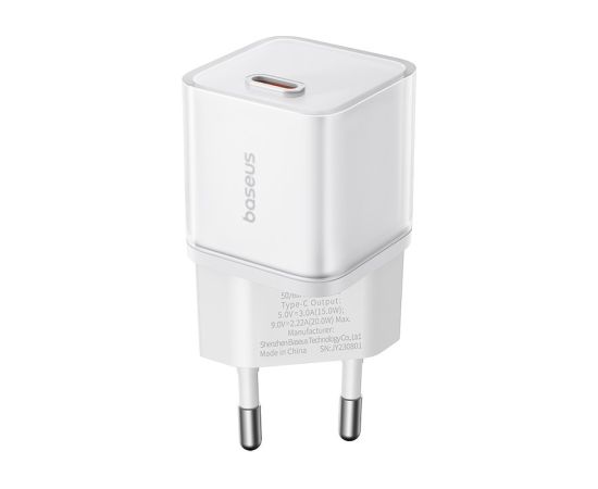 Baseus GAN5S P10162503213-00 Mains Charger 20 W White
