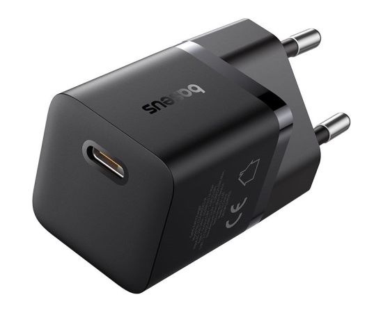 Baseus P10110909113-01 USB-C GaN5 mini 25W mains charger Black
